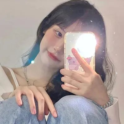 她对星星歌唱